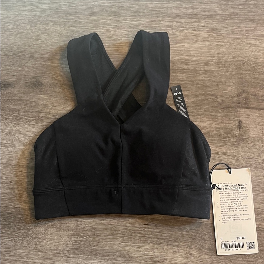 Lululemon Lab Black Sports Bra